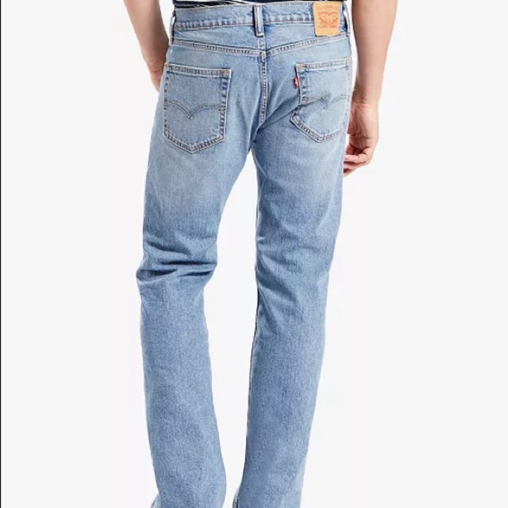 Levi Strauss 505 Straight Leg Medium Wash Jeans
